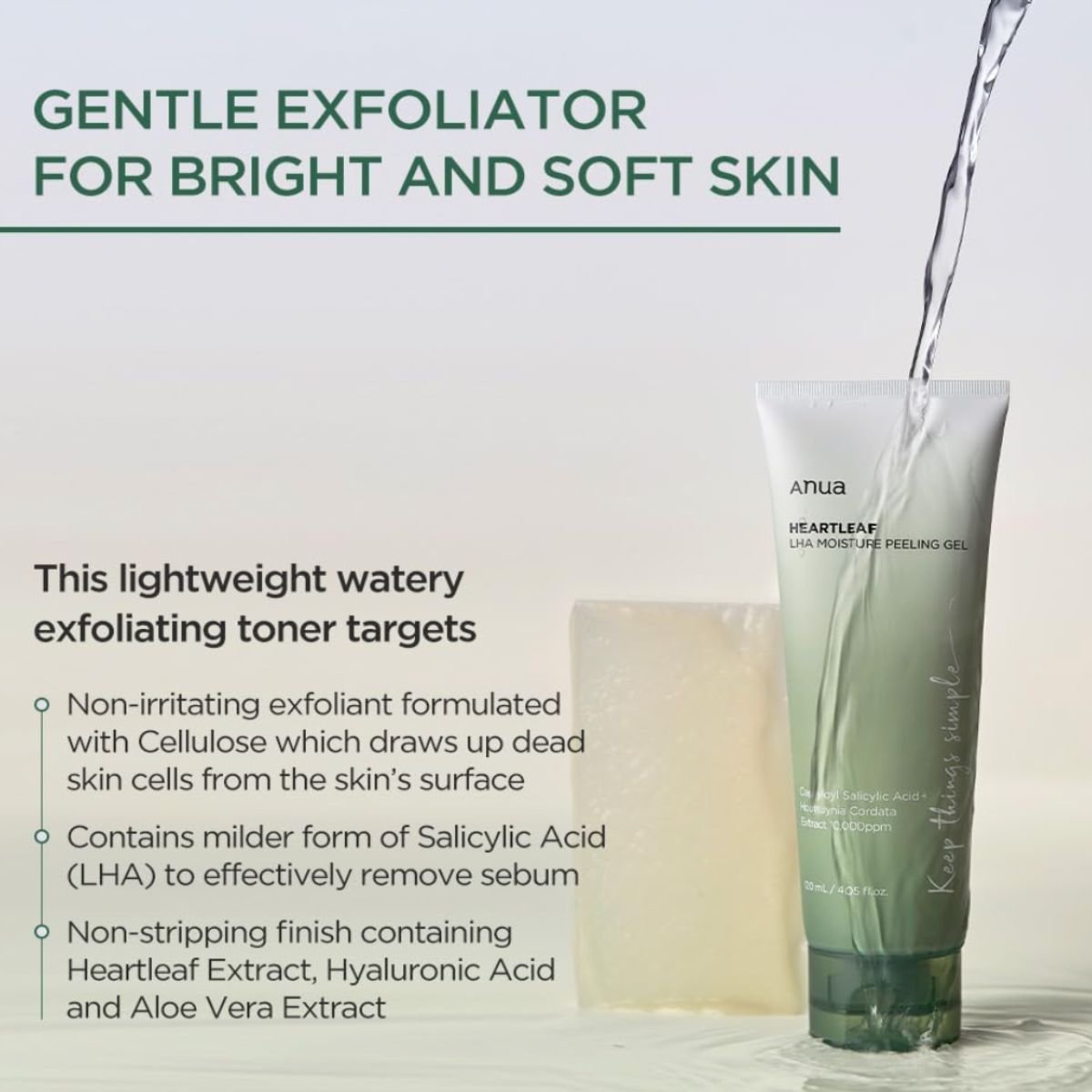 Heartleaf LHA Moisture Peeling Gel 120mL