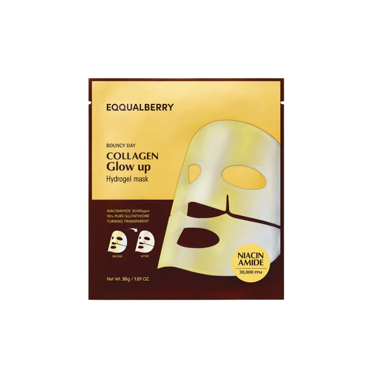 Collagen Glow Up Hydrogel Mask 4ea