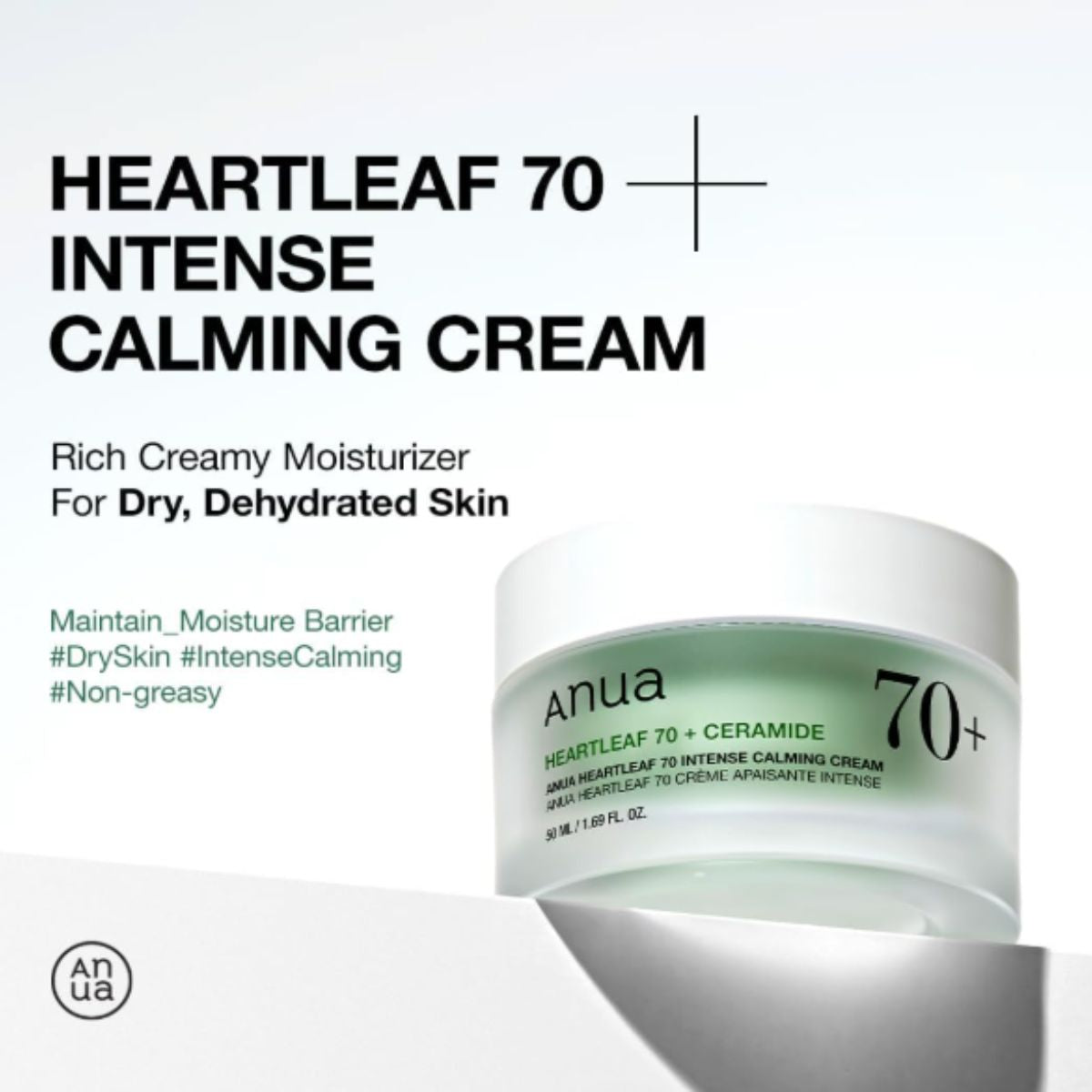 Heartleaf 70% Intense Calming Cream 50mL