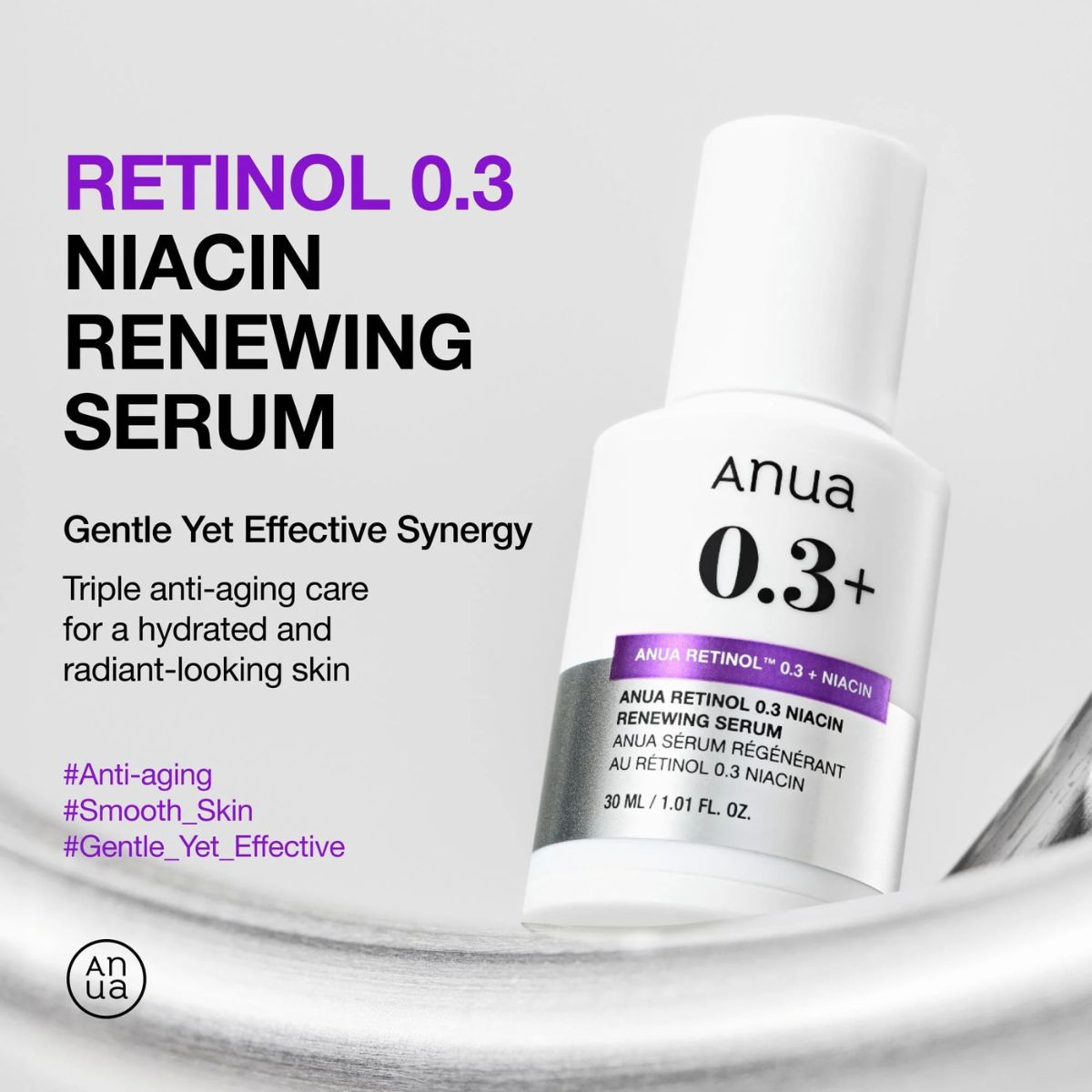 Nano Retinol 0.3% + Niacin Renewing Serum 30mL