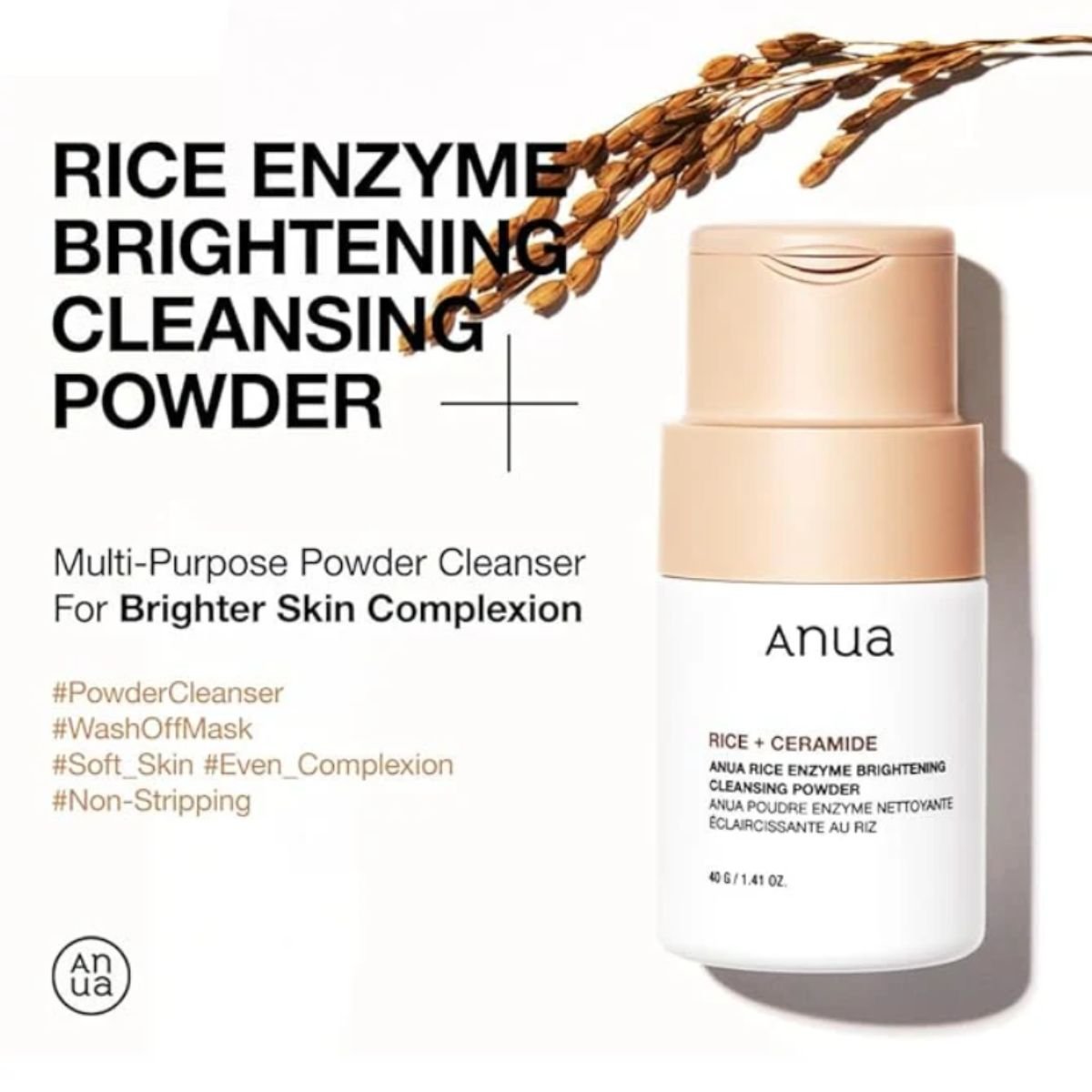 Rice Enzyme Brightening Cleansing Powder 40g