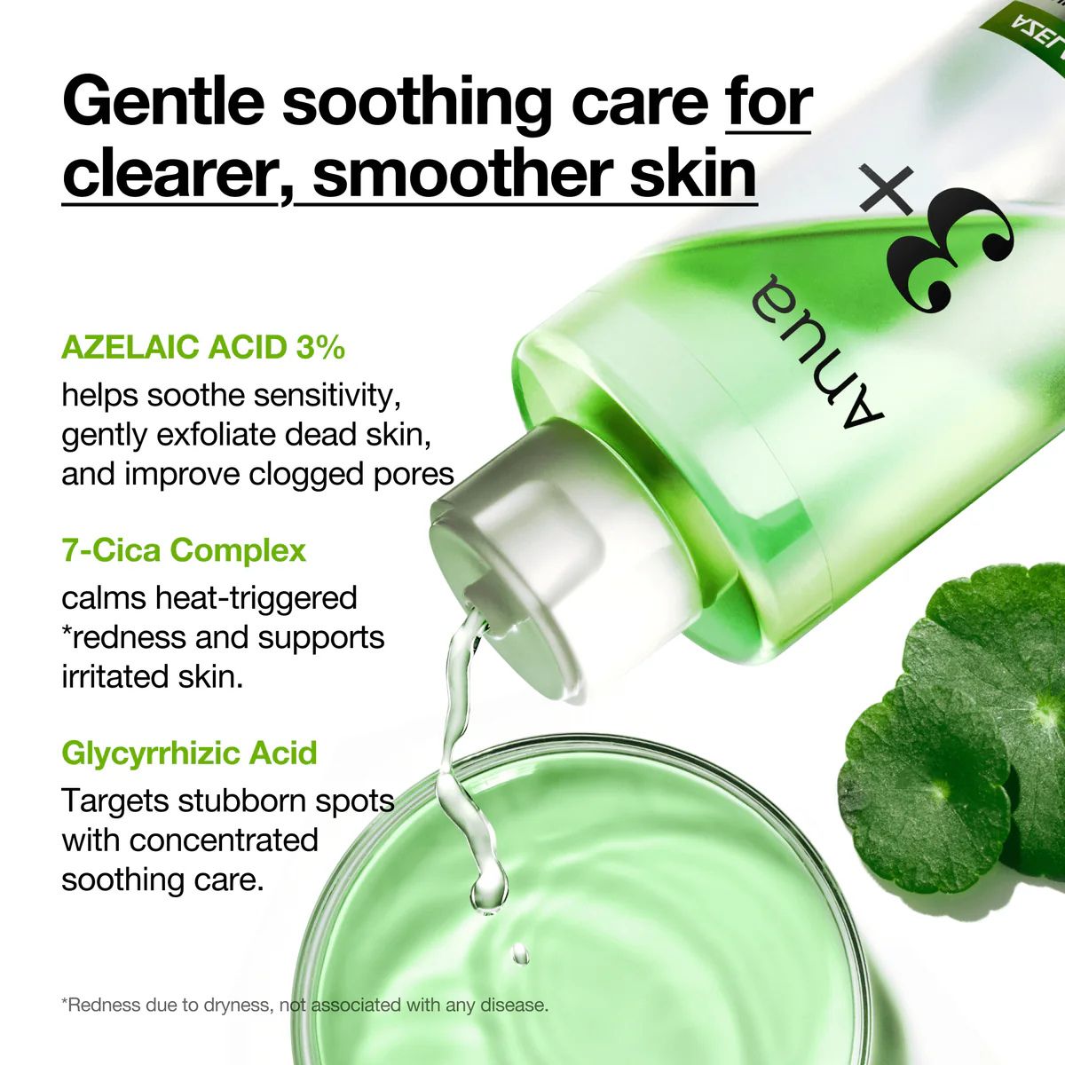 Azelaic Acid 3 Cica Skin Clarifying Toner 250mL