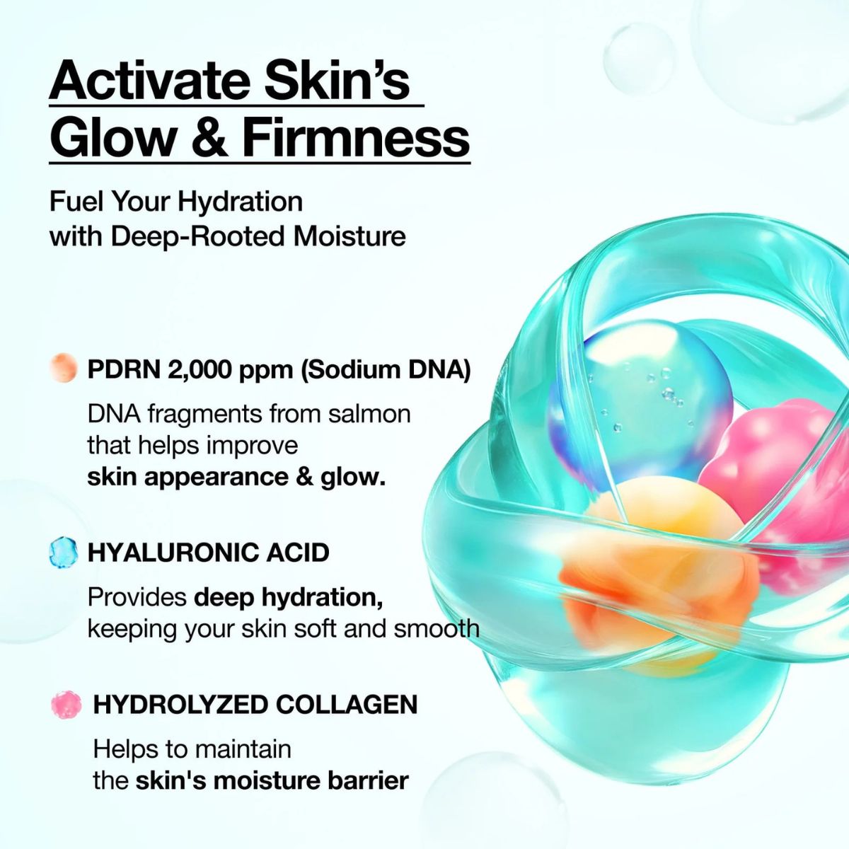 PDRN Hyaluronic Acid Hydrating Capsule Mist 100mL
