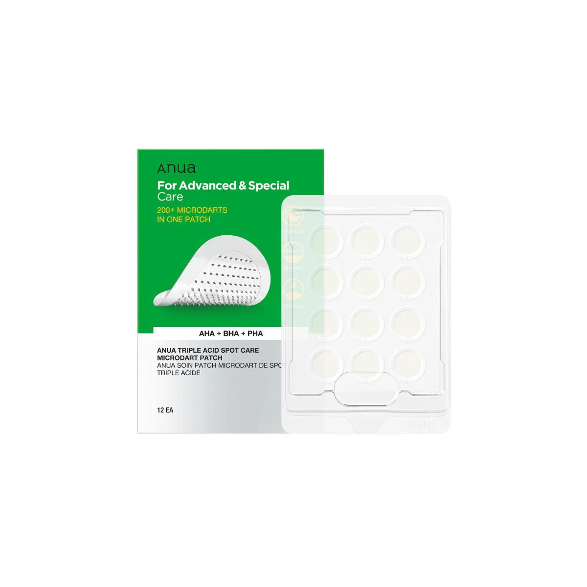 Triple Acid Spot Care Microdart Patch 12ea