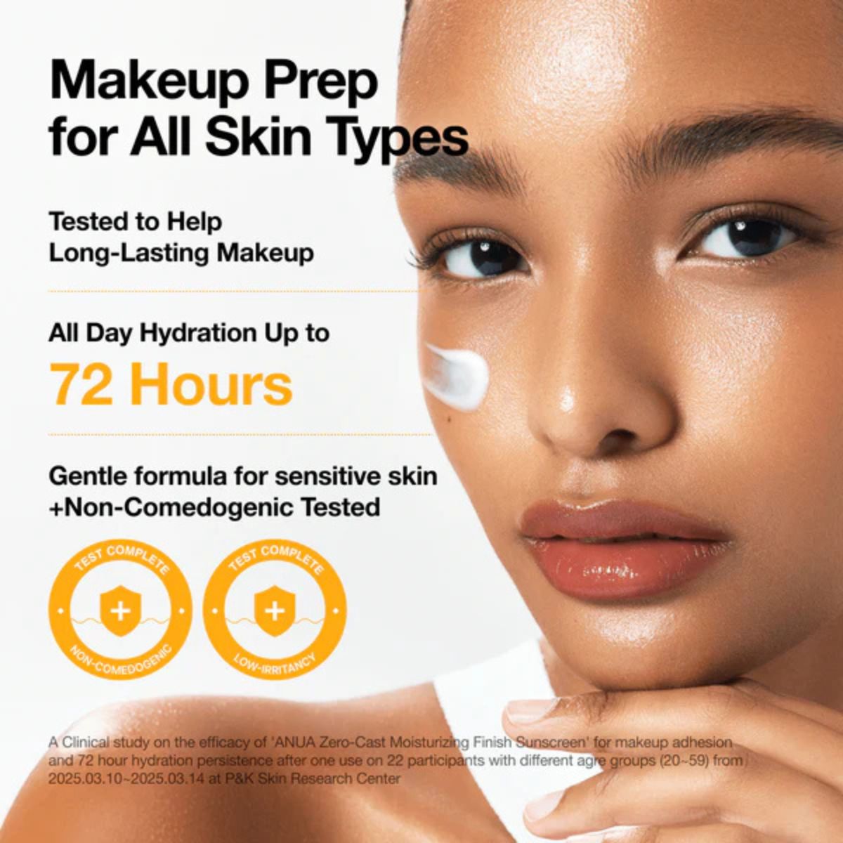 Zero-Cast Moisturizing Finish Sunscreen 50mL