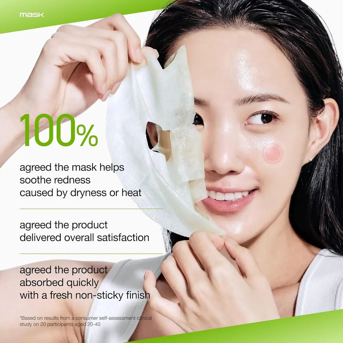 Azelaic Acid Hyaluron Redness Soothing Serum Mask 23mL