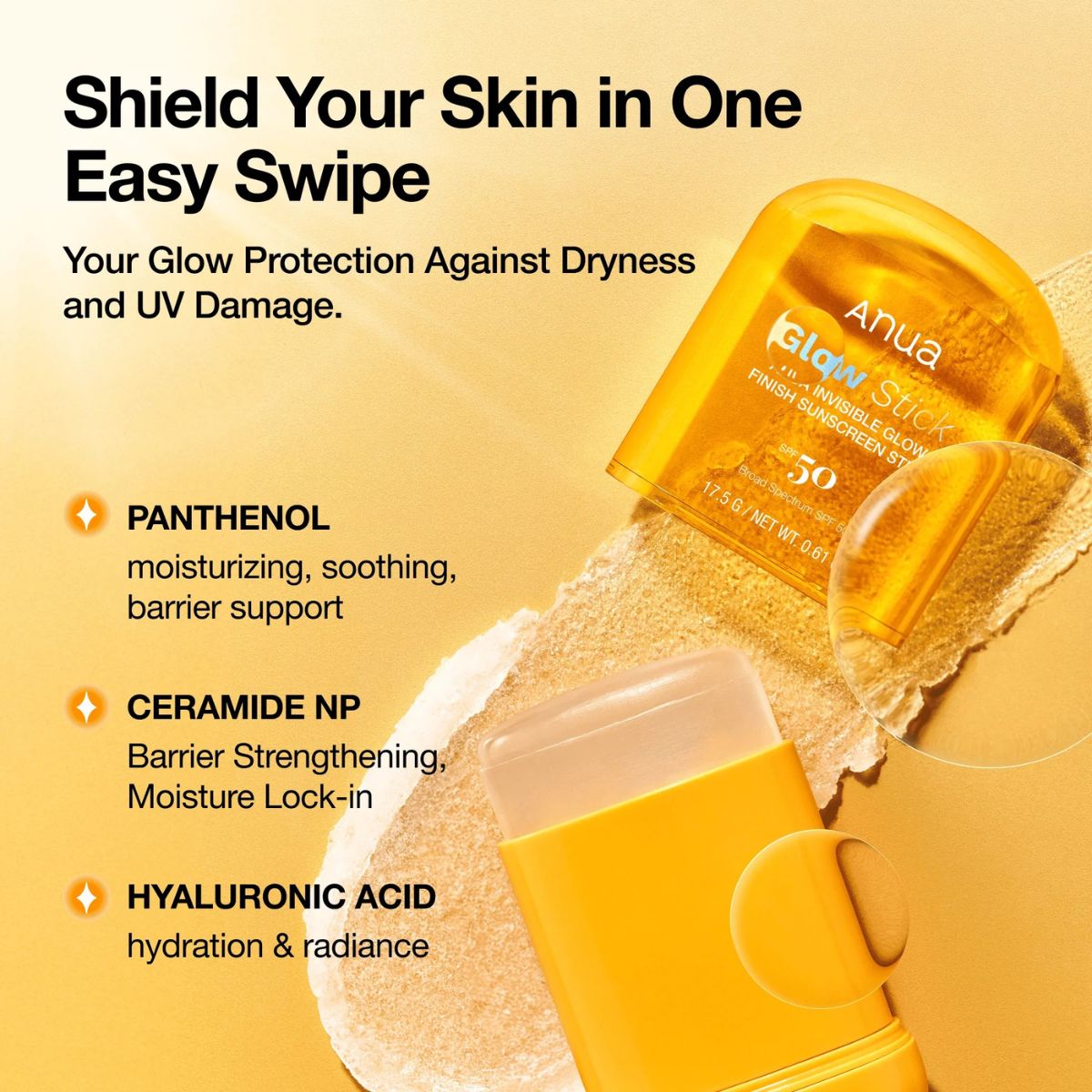 Invisible Glow Finish Sunscreen Stick 18g