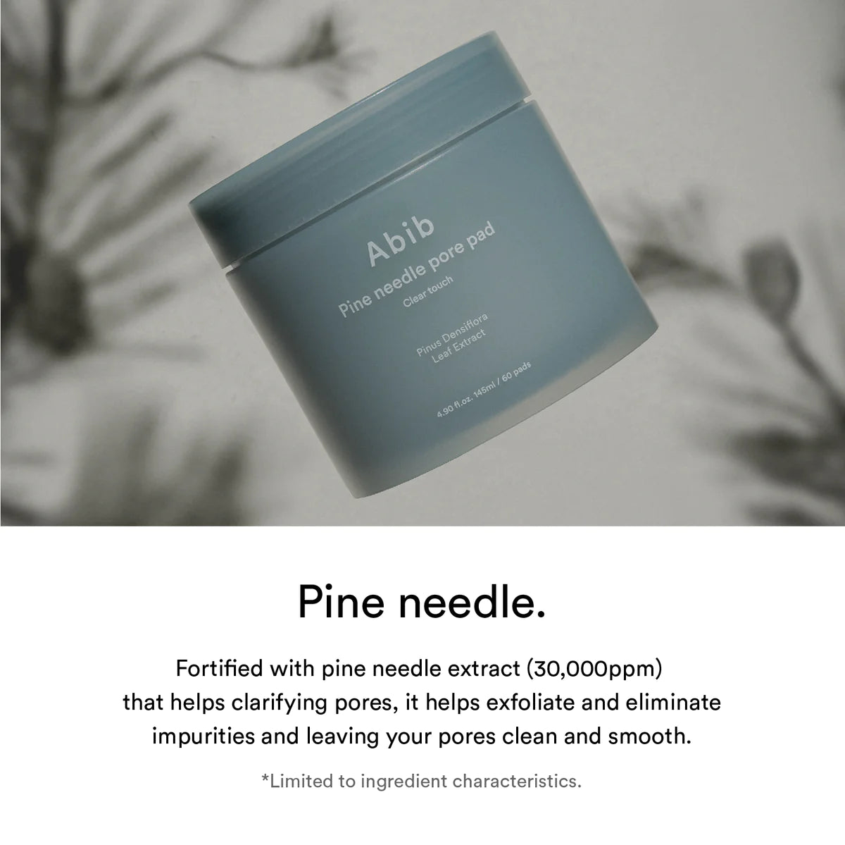 Pine Needle Pore Pad Clear Touch (60 pads)