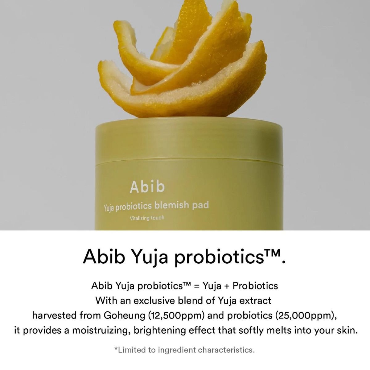 Yuja Probiotics Blemish Pad Vitalizing Touch (60 pads)