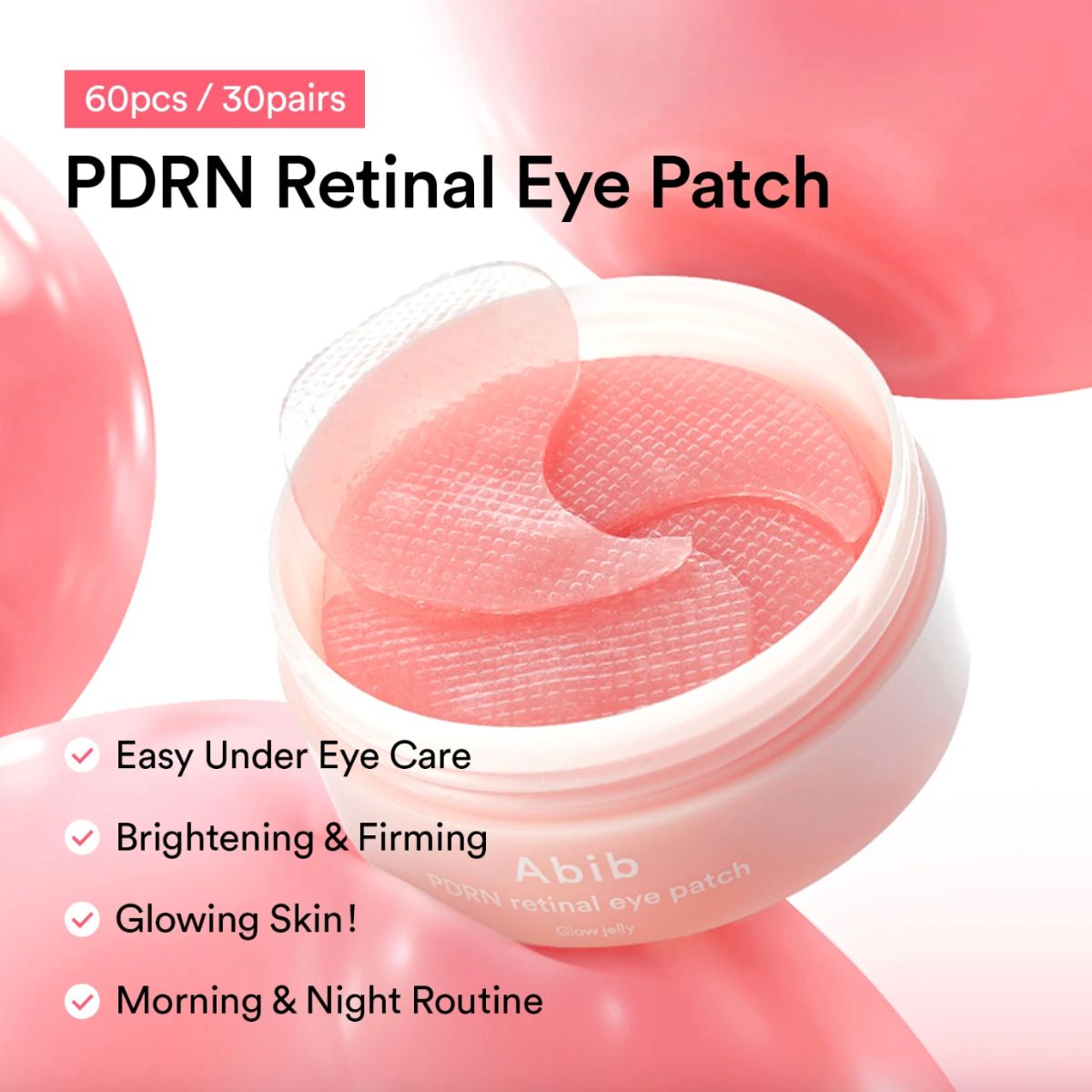 PDRN Retinal Eye Patch Glow Jelly 60ea
