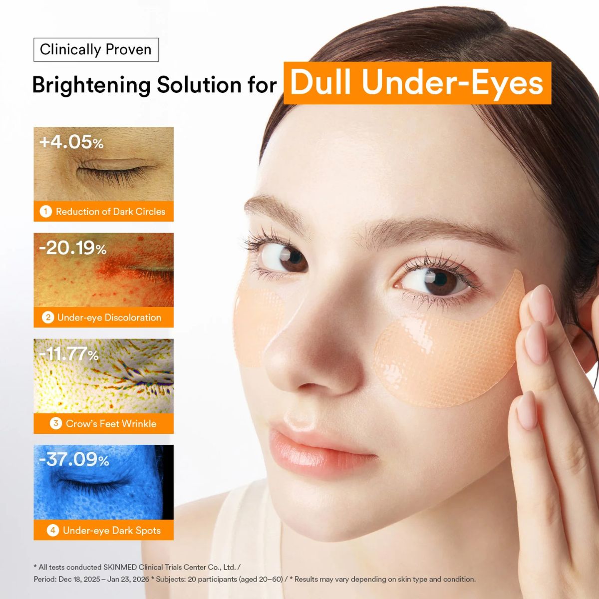 Glutathione Kojic Acid Eye Patch Vita Jelly 60pcs