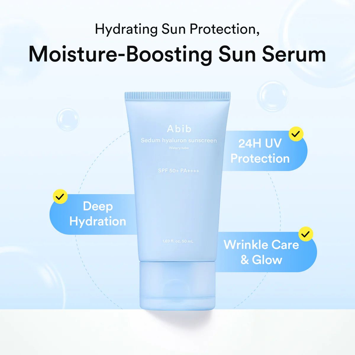 Sedum Hyaluron Sunscreen Watery Tube 50mL