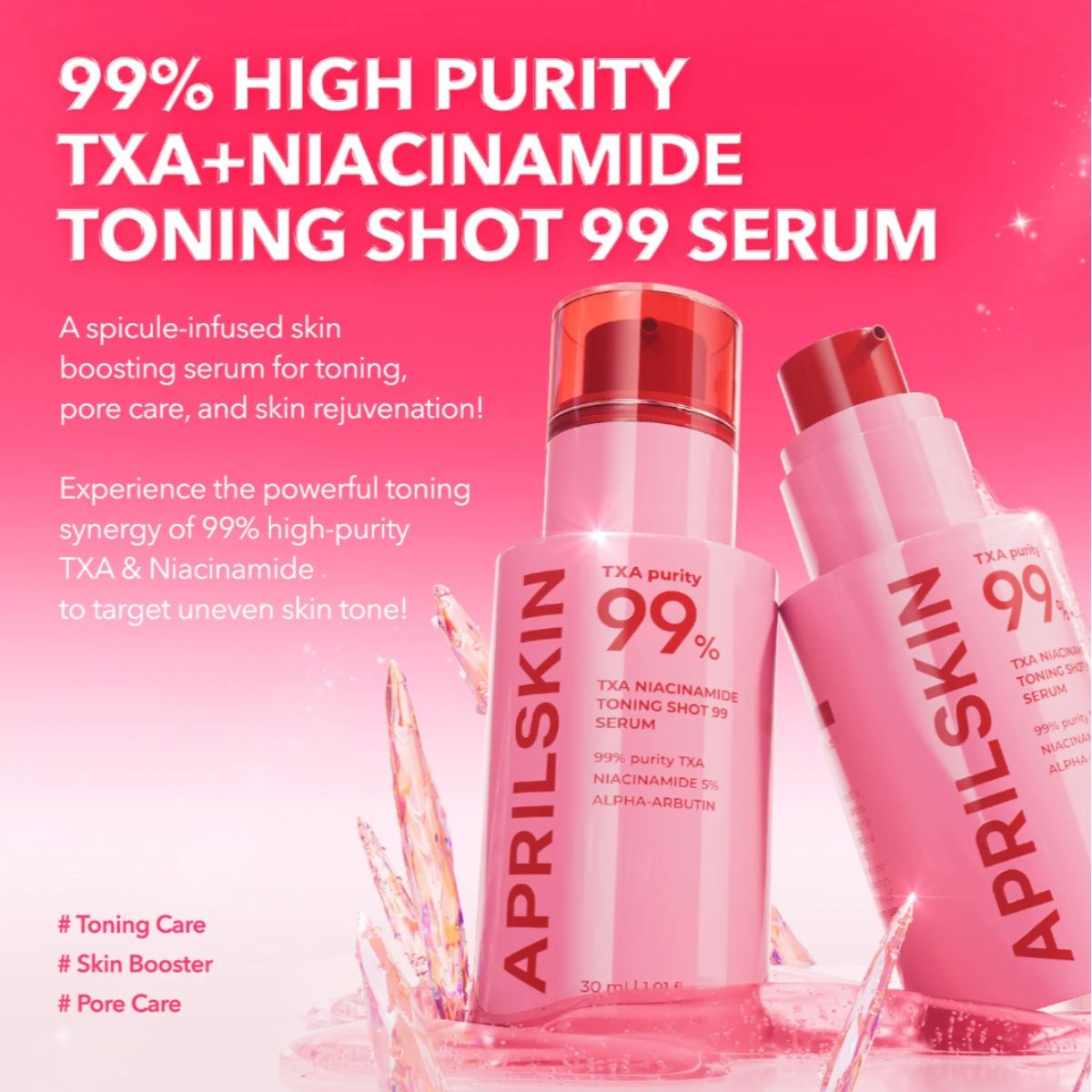 TXA Niacinamide Toning Shot 99 Serum 30mL