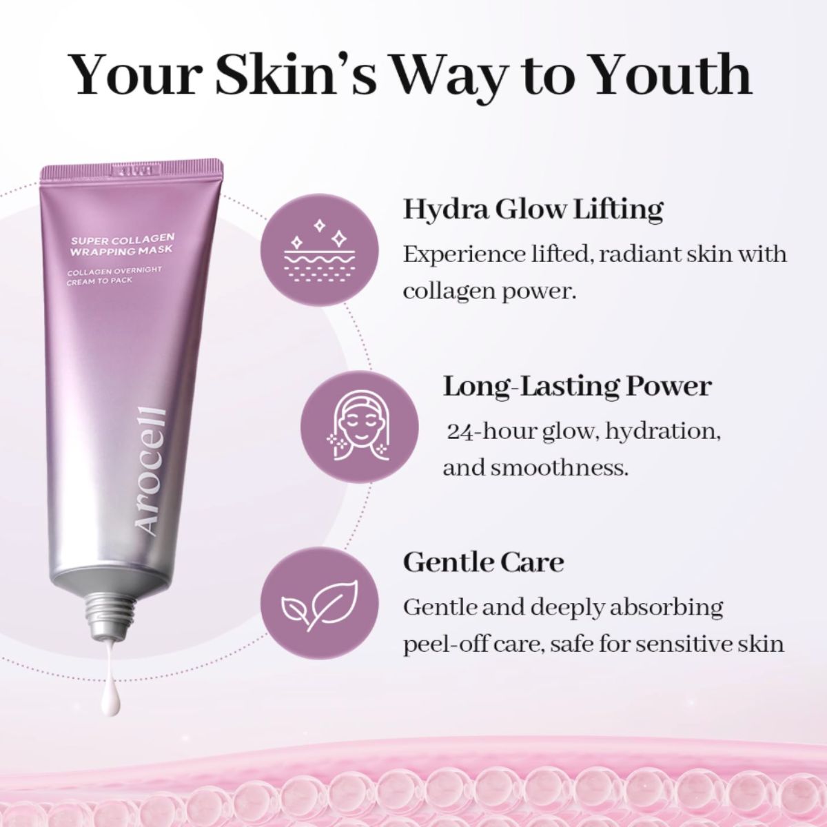 Super Collagen Wrapping Facial Mask 50g