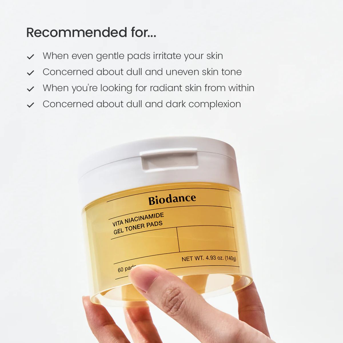 Vita Niacinamide Gel Toner Pad (60ea)