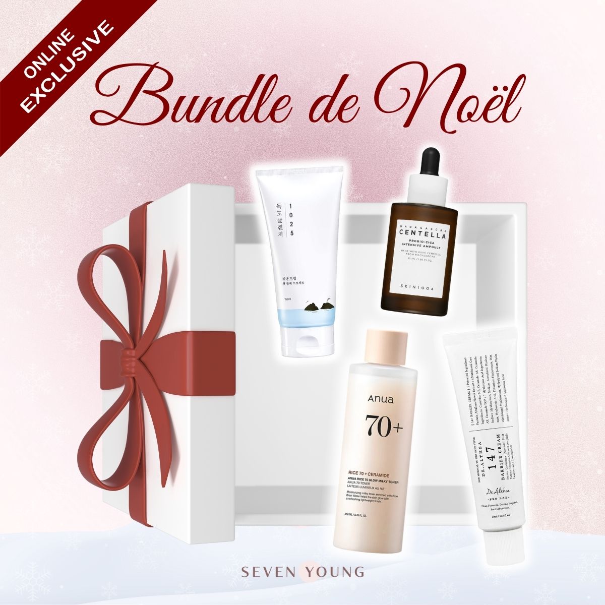 Bundle 4 produits skincare 