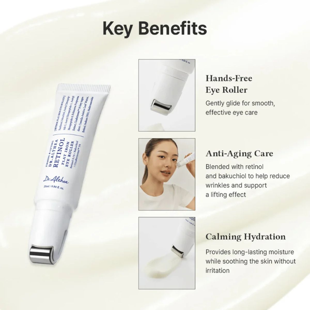 Retinol Flat Iron Eye Roller 25ml