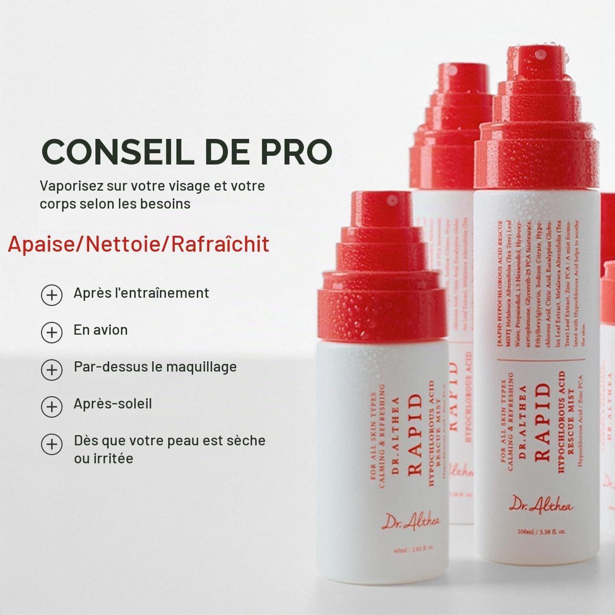 Rapid Hypochlorous Acid Rescue Mist 60mL