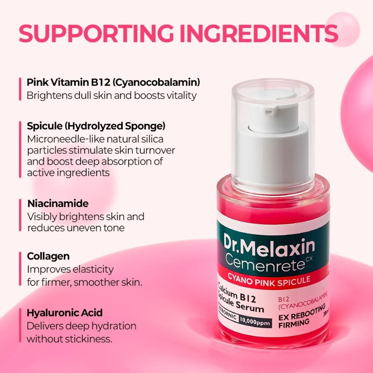Cemenrete Cyano Pink Spicule Serum 30ml