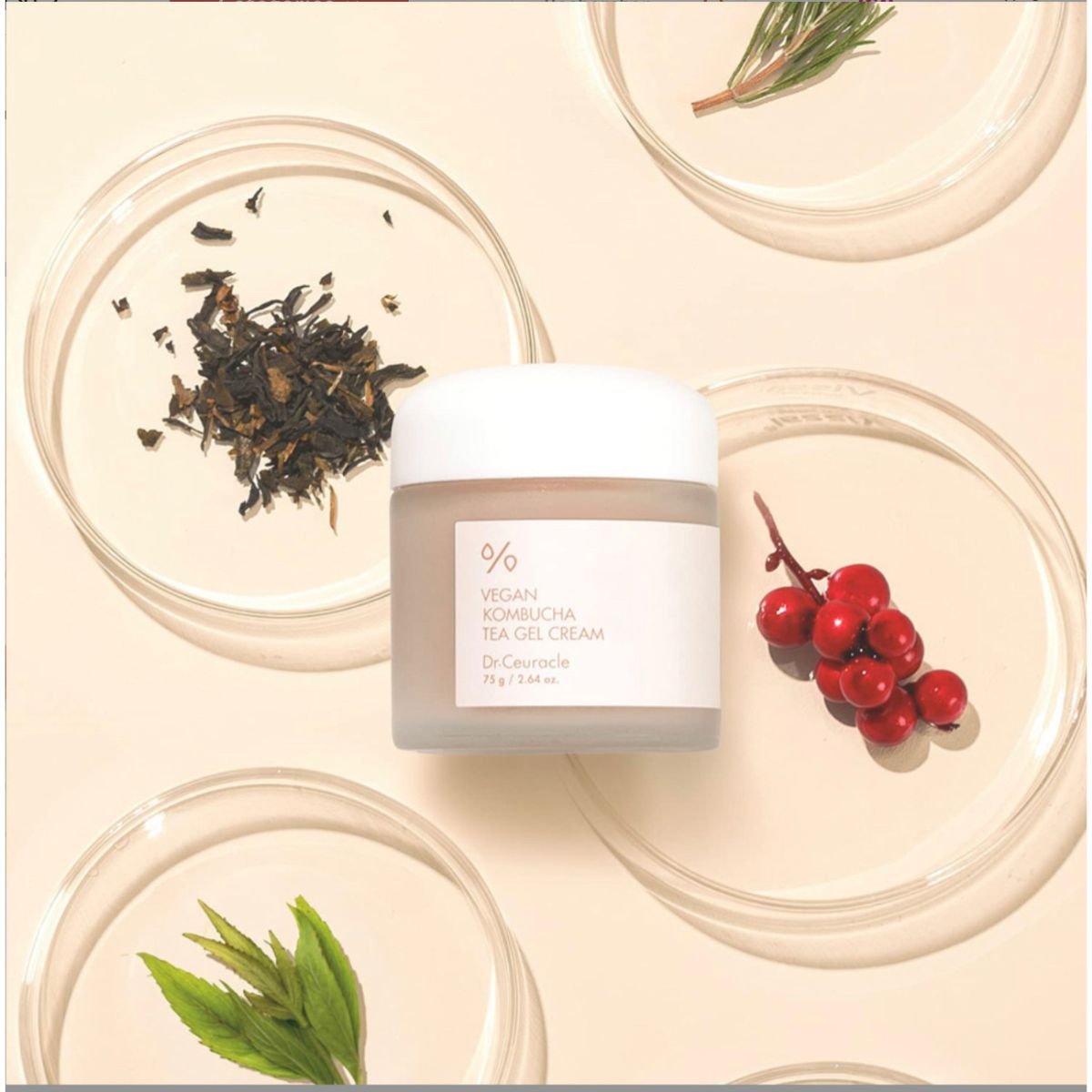 Vegan Kombucha Tea Gel Cream 75g