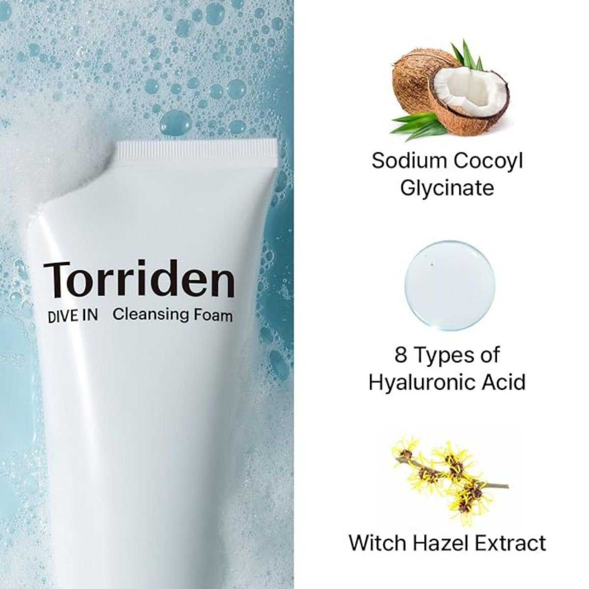 Dive-In Low Molecular Hyaluronic Acid Cleansing Foam