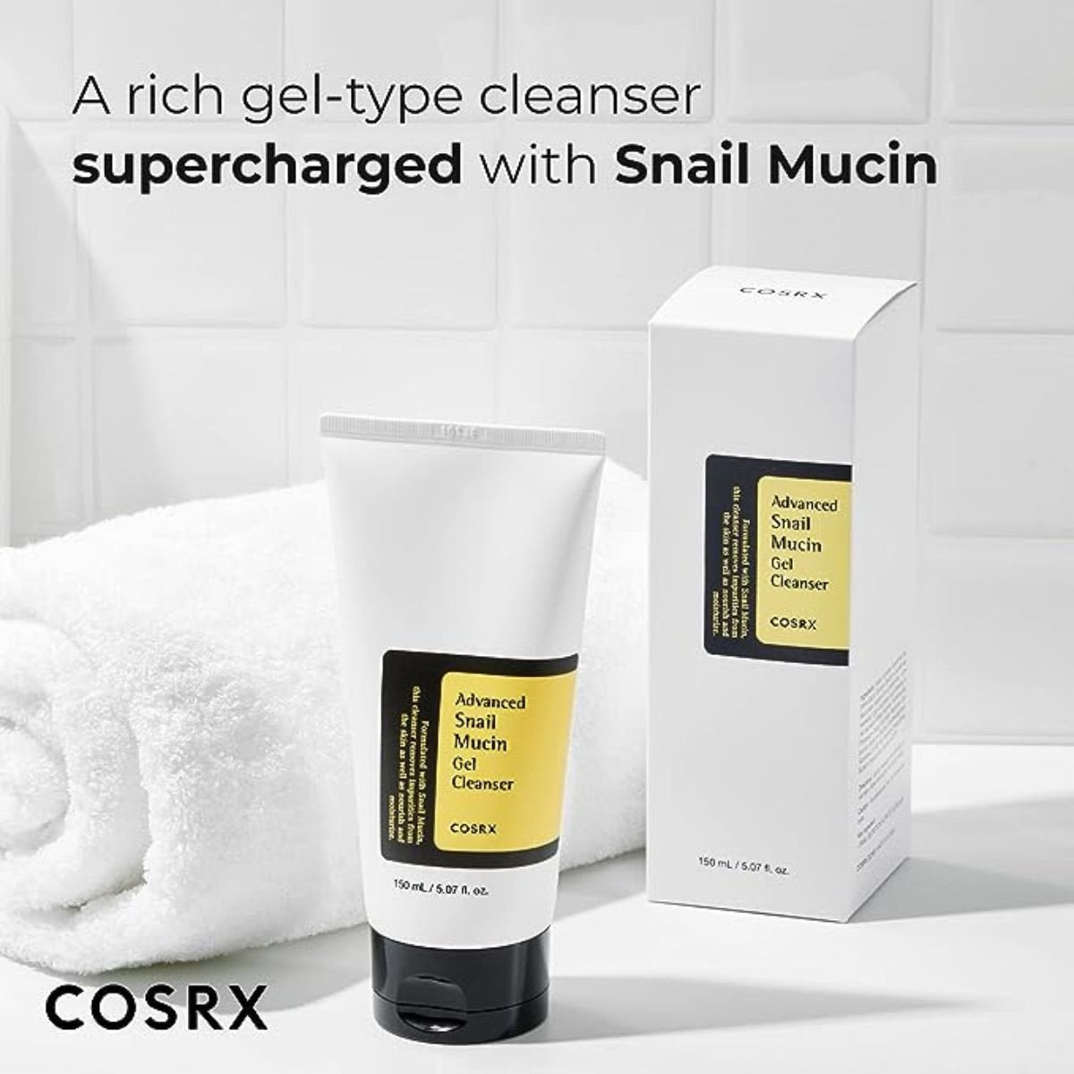 Advanced Snail Mucin Power Gel Cleanser 150mL