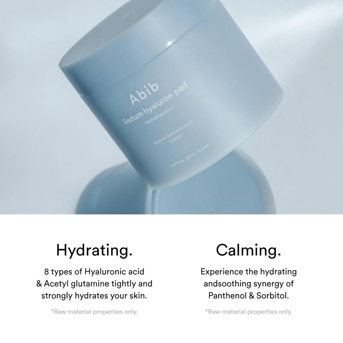 Sedum Hyaluron Pad Hydrating Touch 165mL (75pads)