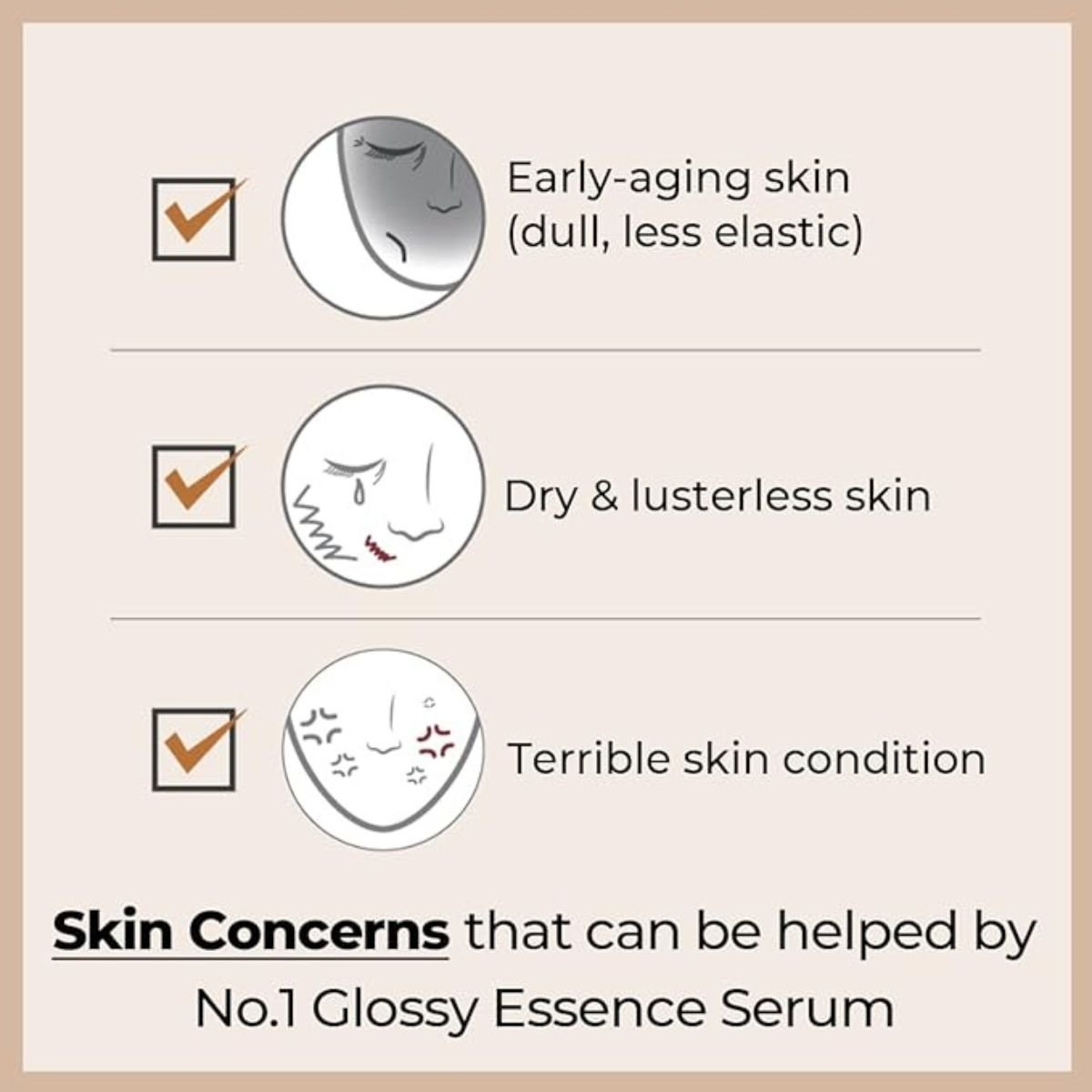 No.1 Glossy Essence Serum