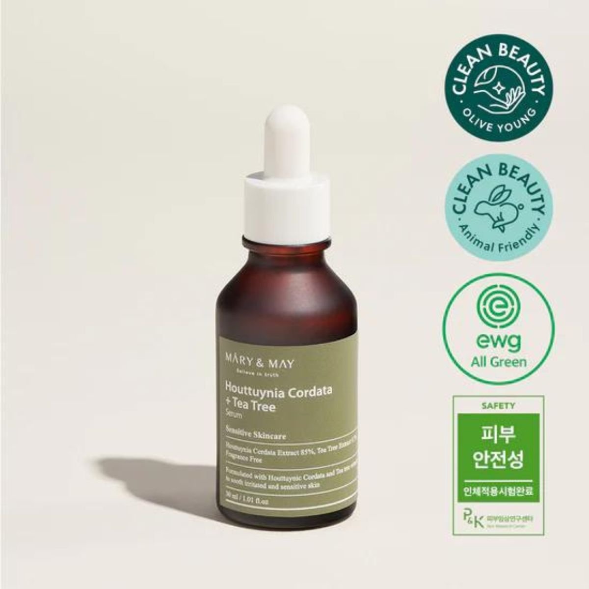 Houttuynia Cordata + Tea Tree Serum 30mL