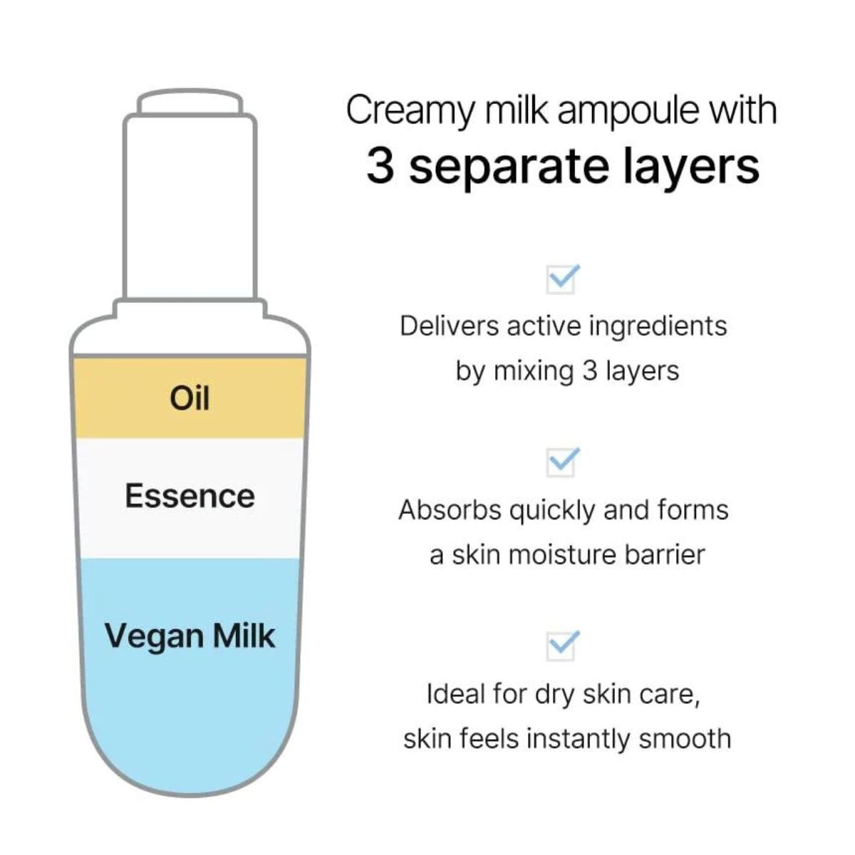 Ceramic Milk Ampoule 40mL