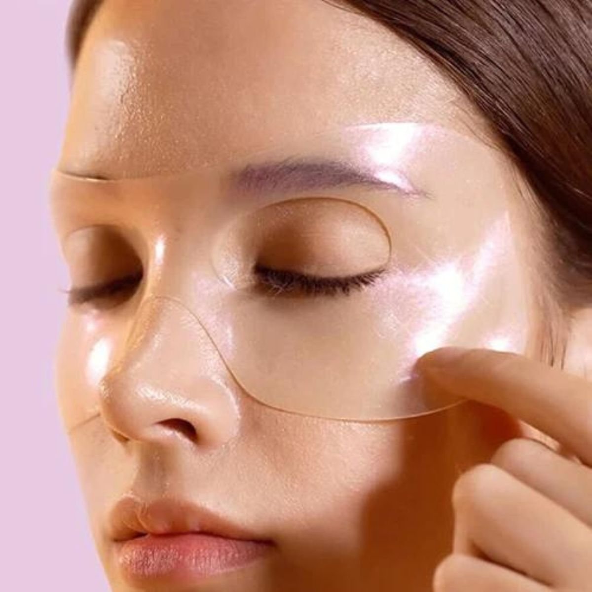 Aura Quartz Hydrogel Eye Zone Mask – Iridescent Lavender