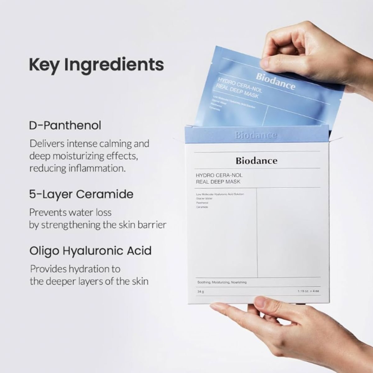 Hydro Cera-Nol Real Deep Mask (4ea)