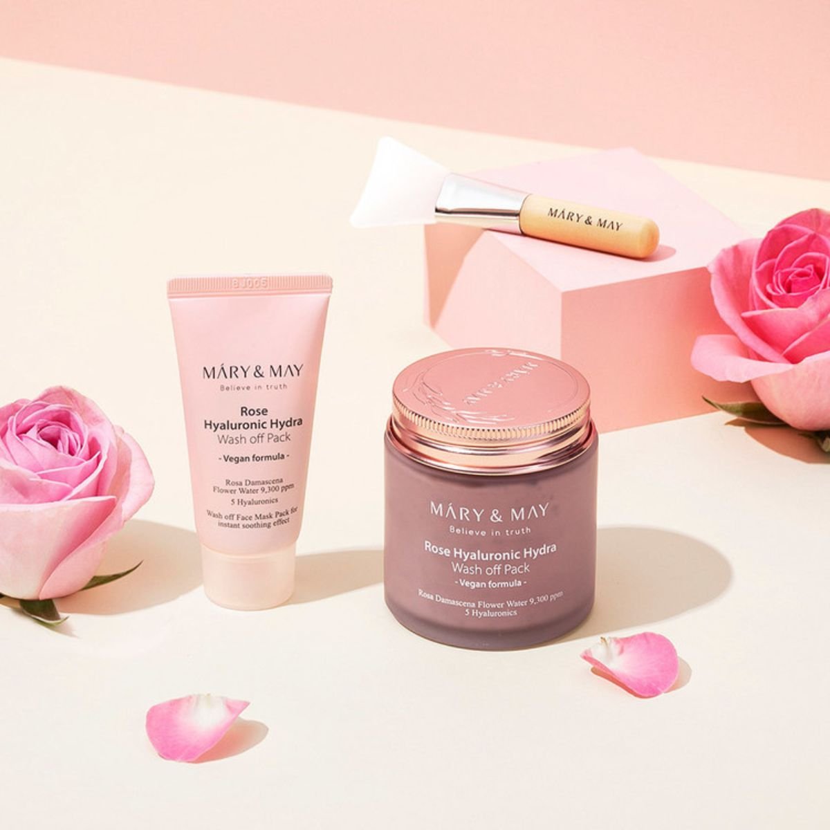 Vegan Hyaluronic Hydra Wash Off Mask Special Gift Set