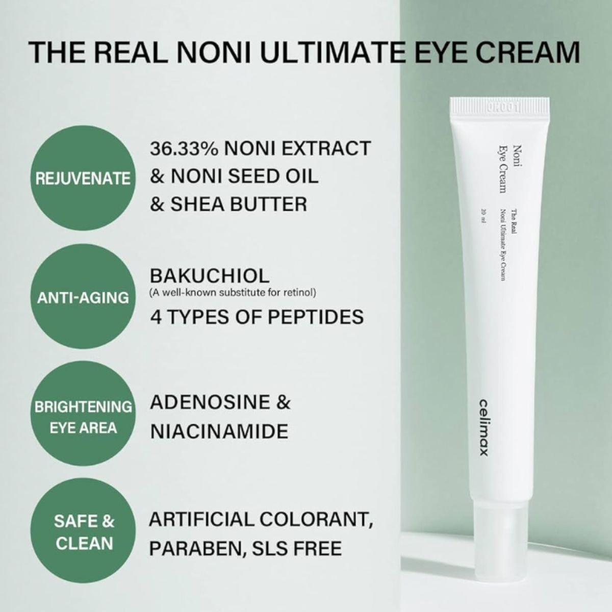 The Real Noni Ultimate Eye Cream 20mL