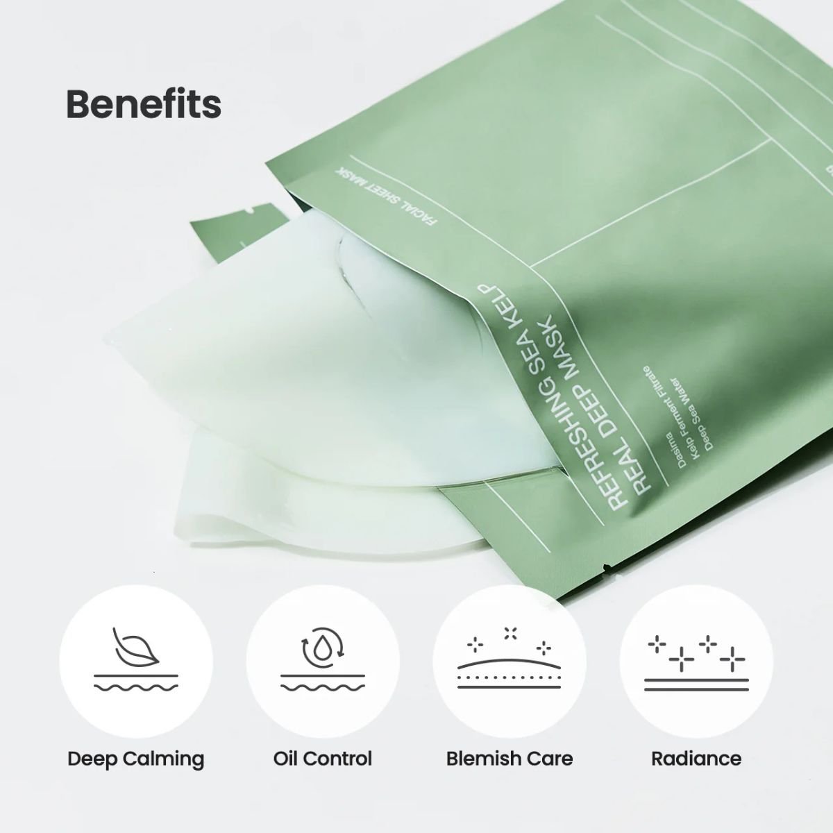 Refreshing Sea Kelp Real Deep Mask (4ea)