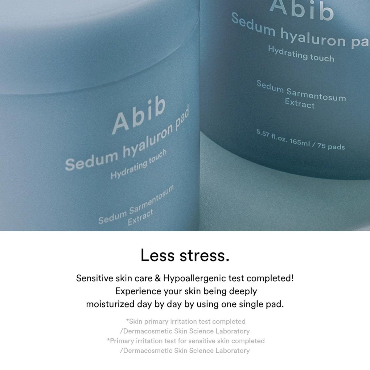 Sedum Hyaluron Pad Hydrating Touch 165mL (75pads)