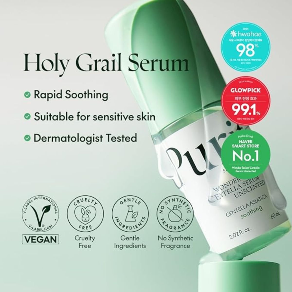 Wonder Releaf Centella Serum Unscented 60mL