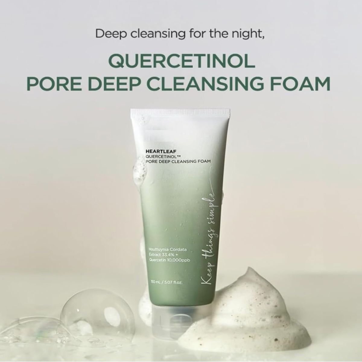 Heartleaf Quercetinol Pore Deep Cleansing Foam 150mL