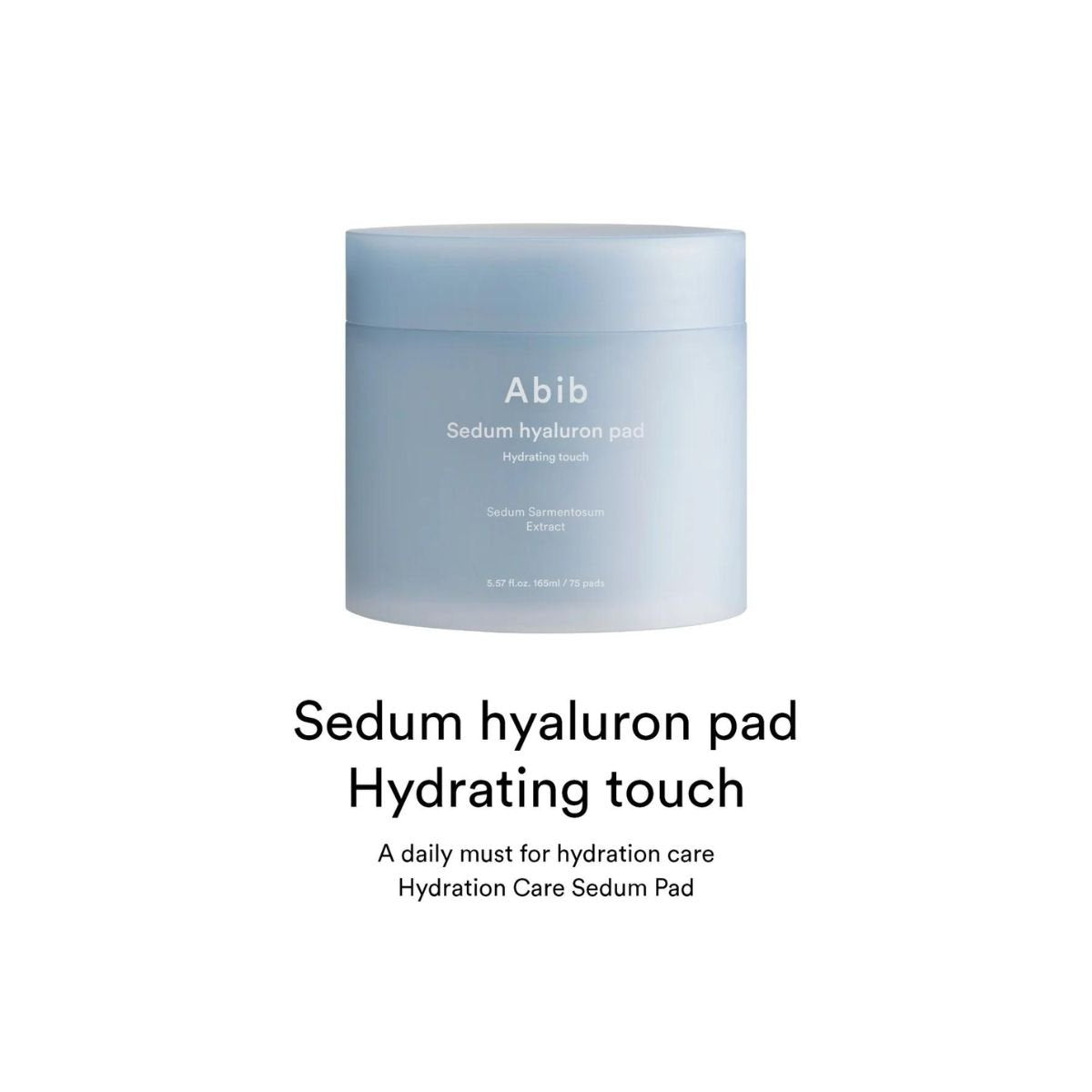 Sedum Hyaluron Pad Hydrating Touch 165mL (75pads)