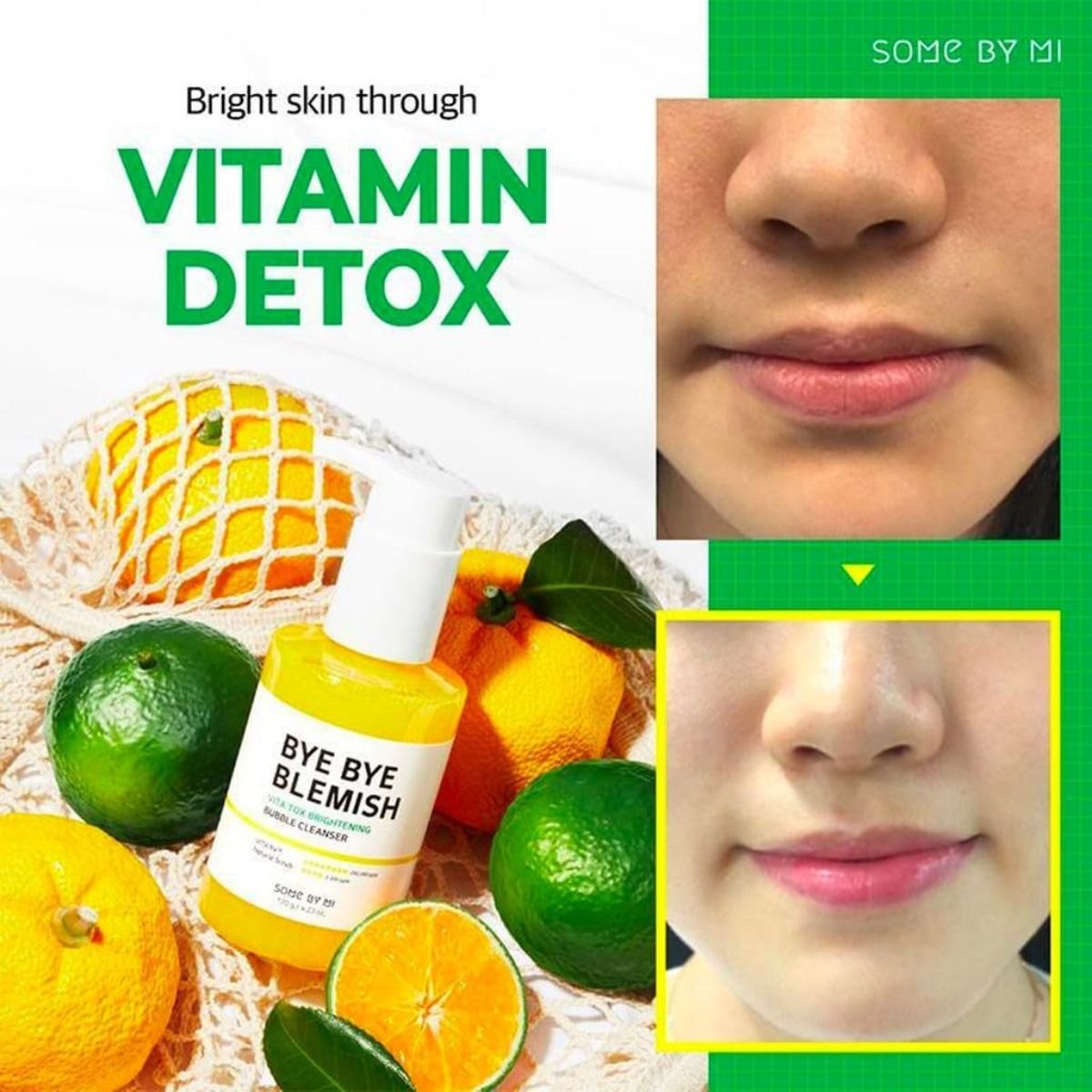 Bye Bye Blemish Vita Tox Brightening Bubble Cleanser 120g