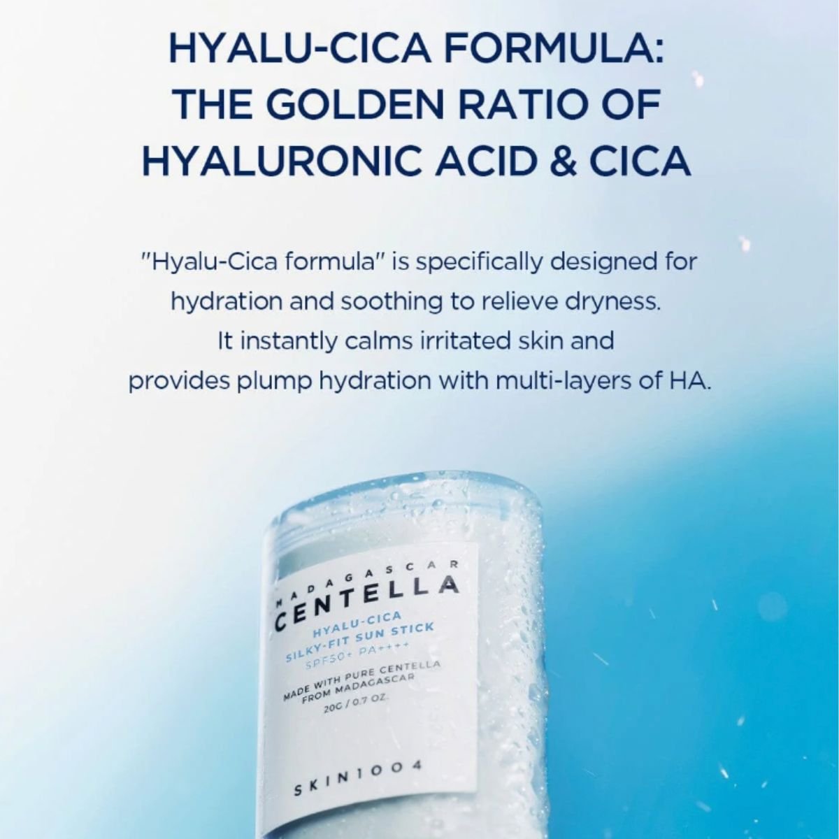 Madagascar Centella Hyalu-Cica Silky-Fit Sun Stick 20g
