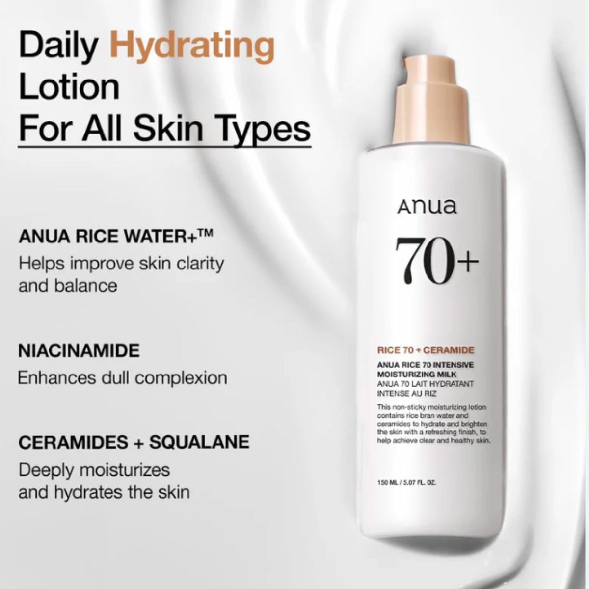 Rice 70 Intensive Moisturizing Milk 150mL