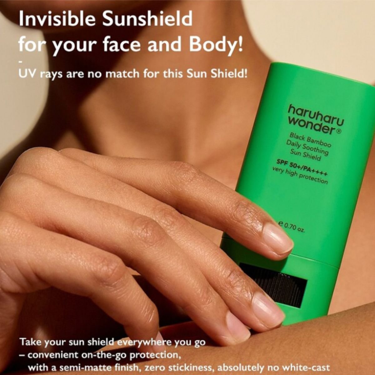 Black Bamboo Daily Soothing Sun Shield