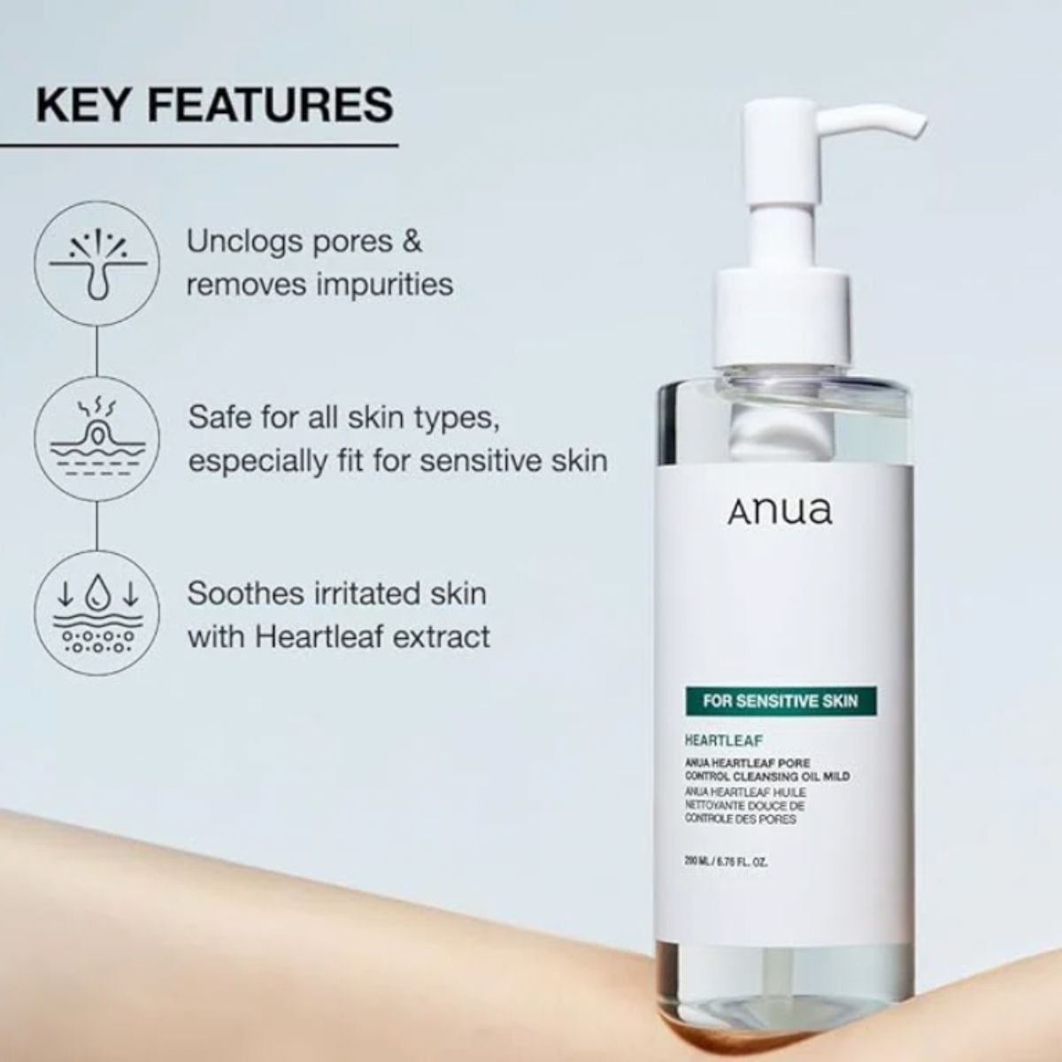 Heartleaf Pore Control Cleansing Oil Mild 200mL
