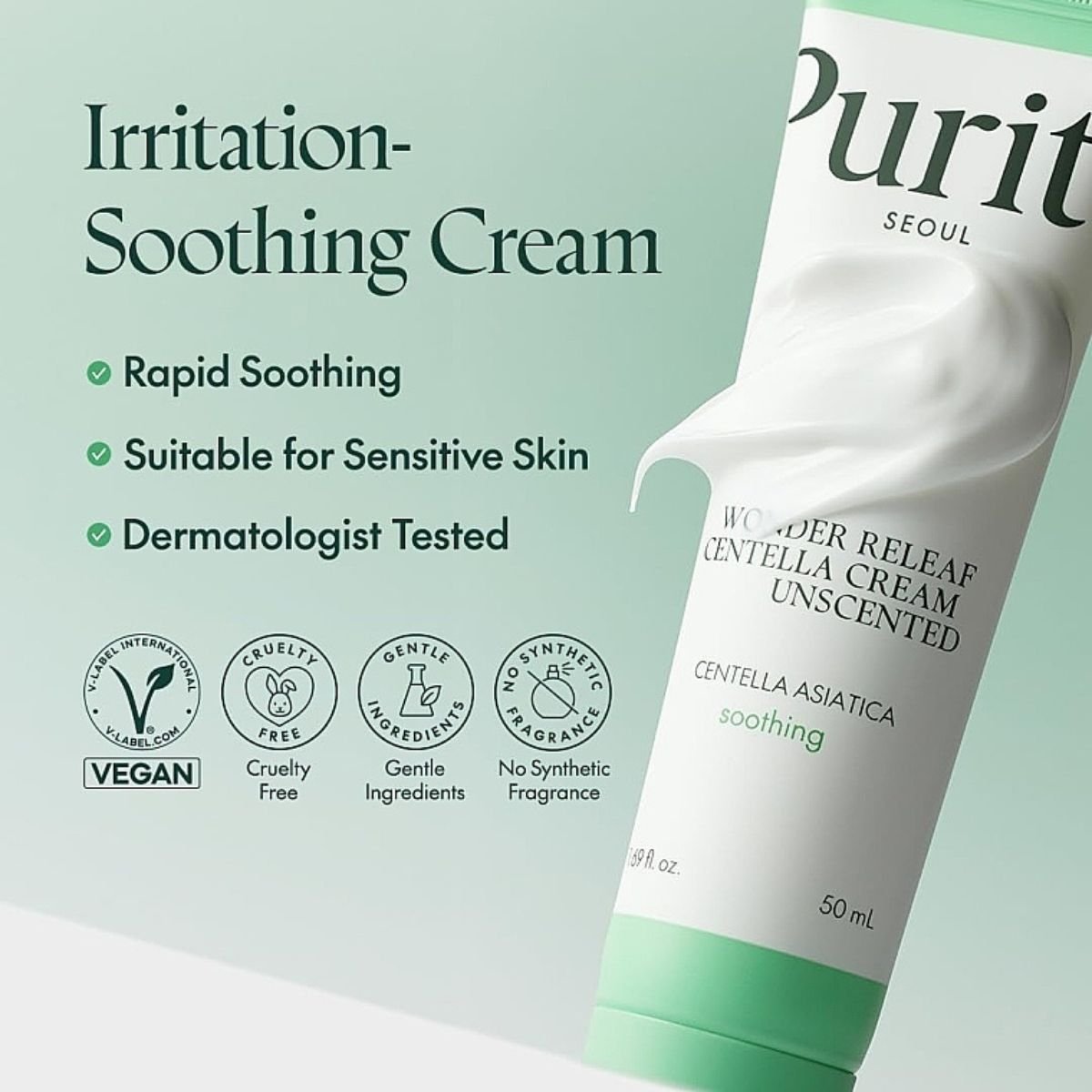Wonder Releaf Centella Cream Unscented 50mL