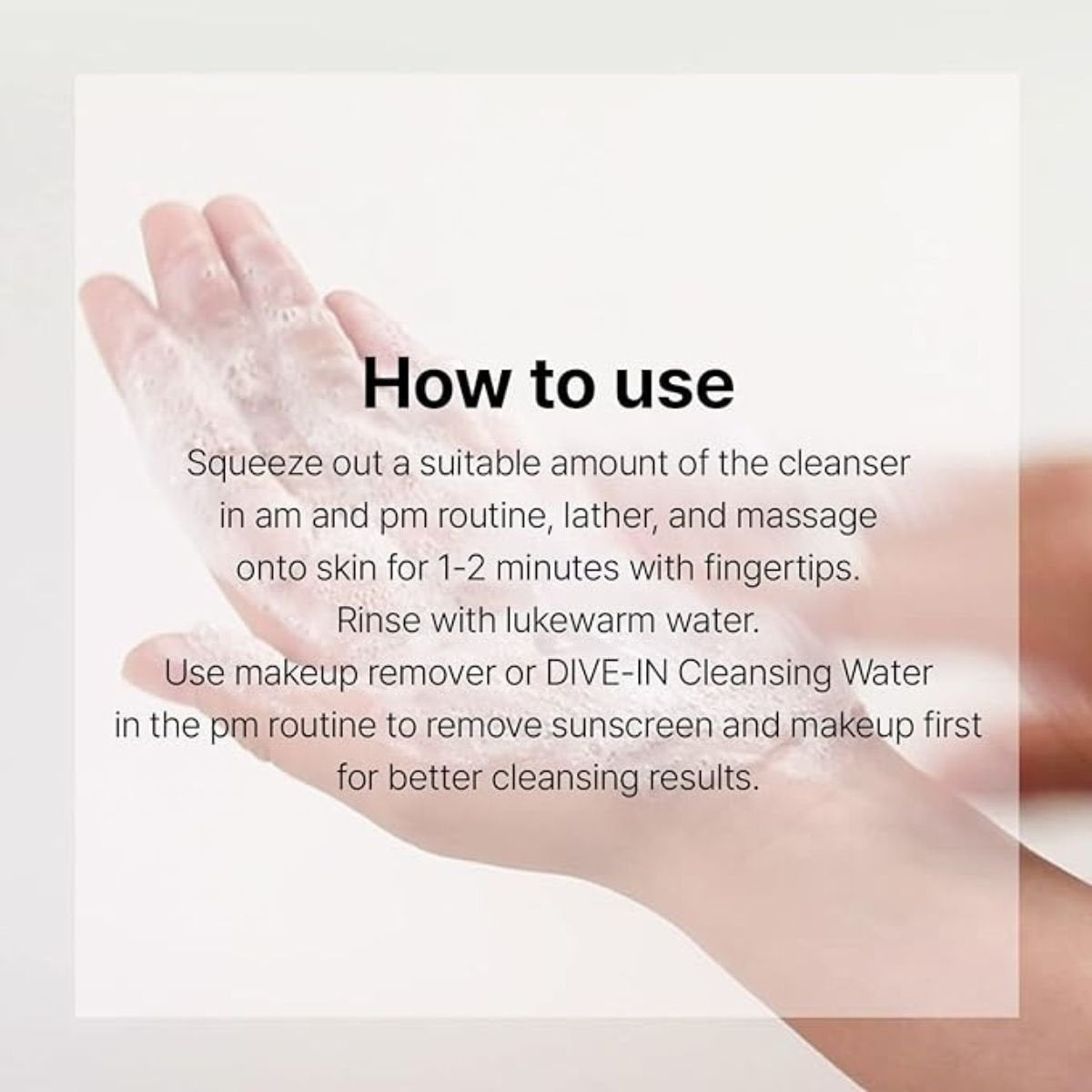 Dive-In Low Molecular Hyaluronic Acid Cleansing Foam