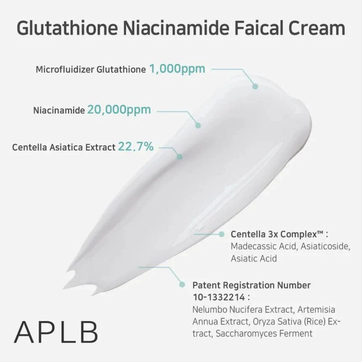 Glutathione Niacinamide Facial Cream 55mL