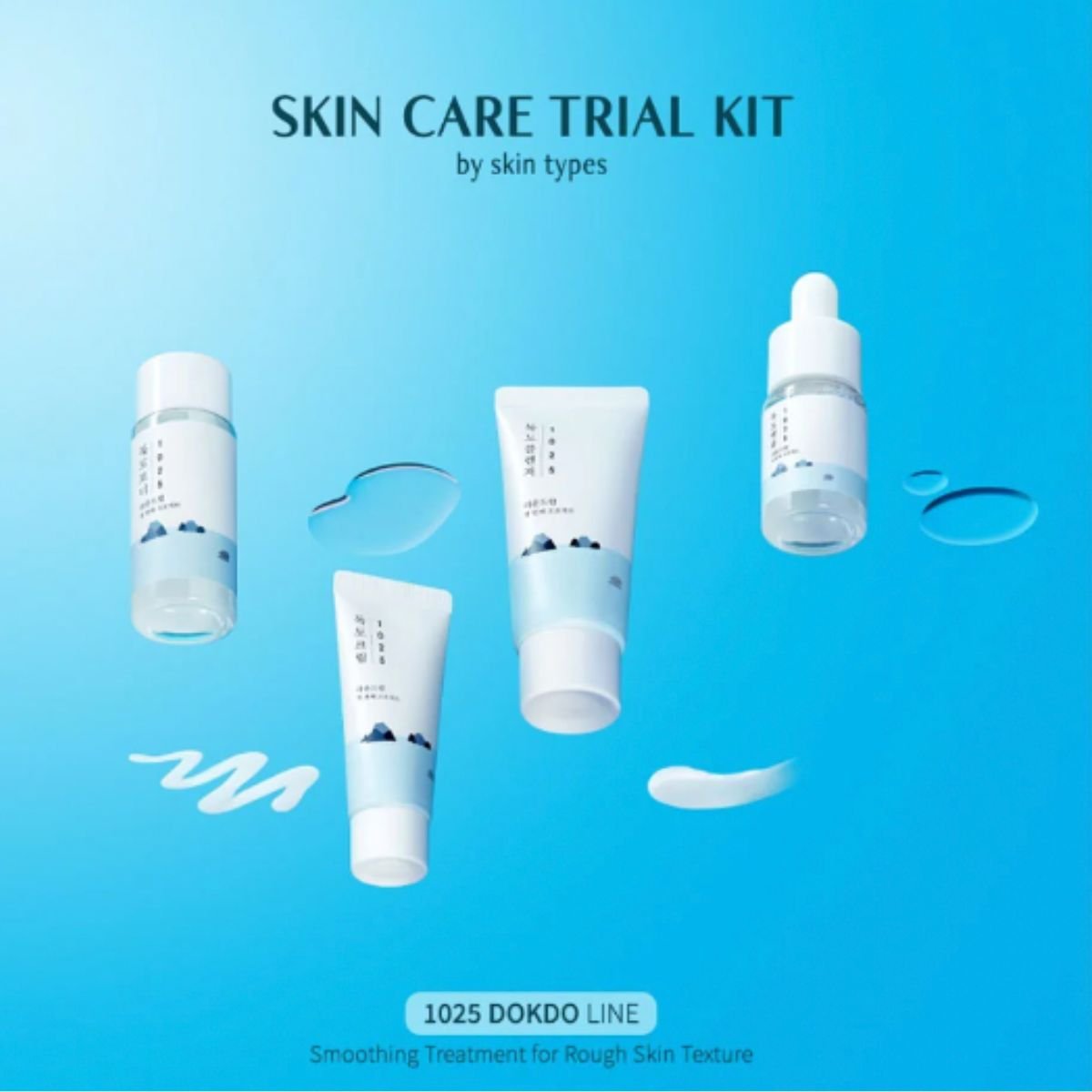 1025 Dokdo Trial Kit (Cleanser 30mL + Toner 20mL + Ampoule 10mL + Cream 20mL)