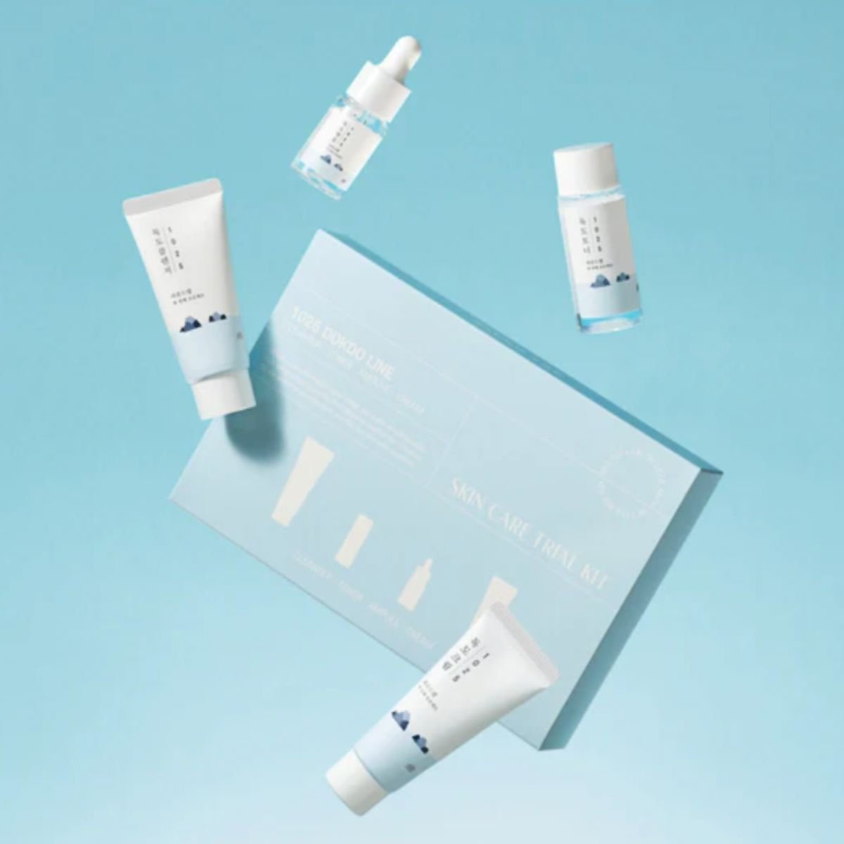 1025 Dokdo Trial Kit (Cleanser 30mL + Toner 20mL + Ampoule 10mL + Cream 20mL)