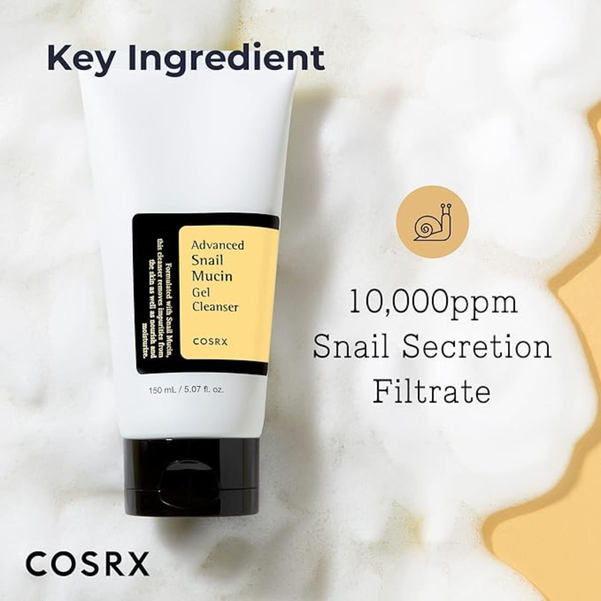 Advanced Snail Mucin Power Gel Cleanser 150mL